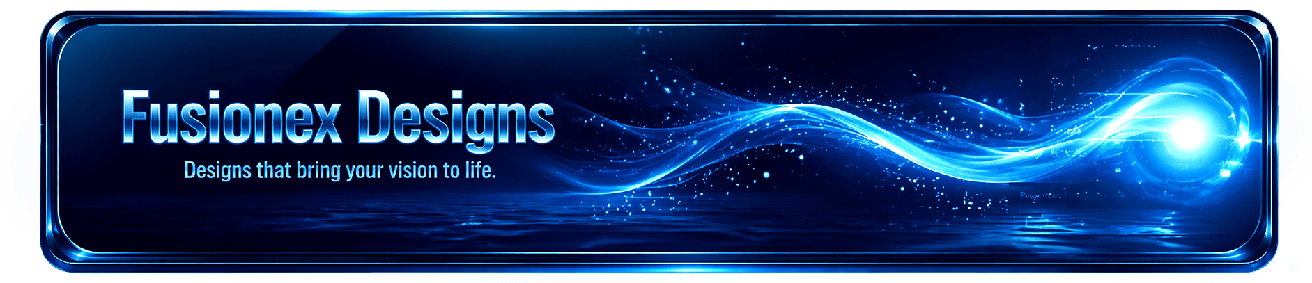 Noverionex futuristic blue hero banner